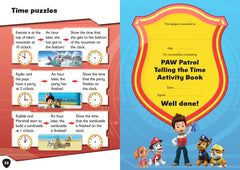 PAW Patrol Telling The Time Activity Book: Get ready for school with Paw Patrol