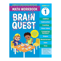 Brain Quest Math Workbook: 1st Grade