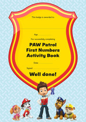 Paw Patrol First Numbers Activity Book: Get ready for school with Paw Patrol - The English Bookshop Kuwait