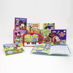 Disney Mickey Mouse Clubhouse - My First Music Fun Portable Electronic Keyboard and 8-Book Library - The English Bookshop Kuwait
