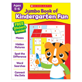 Jumbo Book of Kindergarten Fun Workbook
