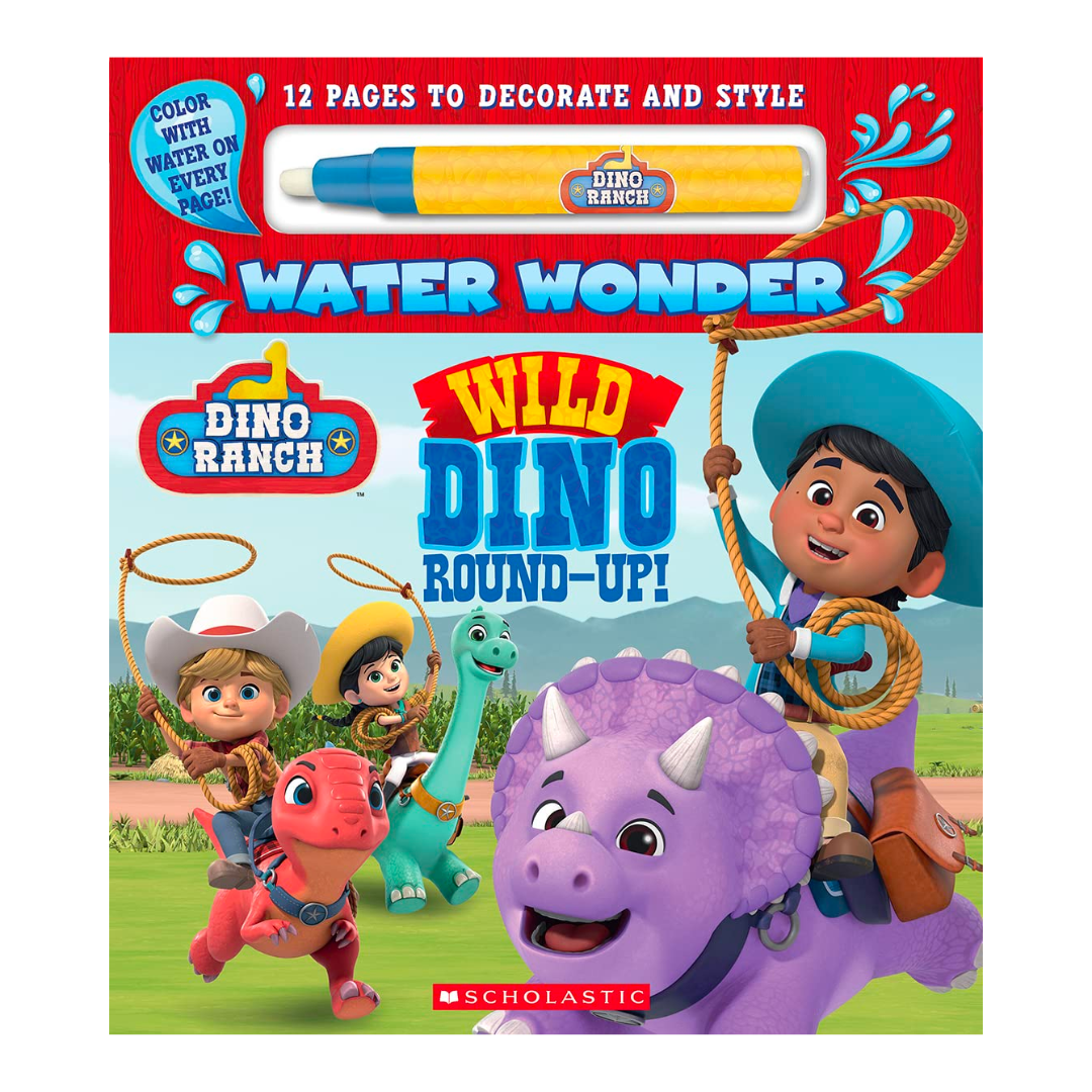 Dino Ranch: Wild Dino Round-Up! (Water Wonder Storybook) - The English Bookshop Kuwait