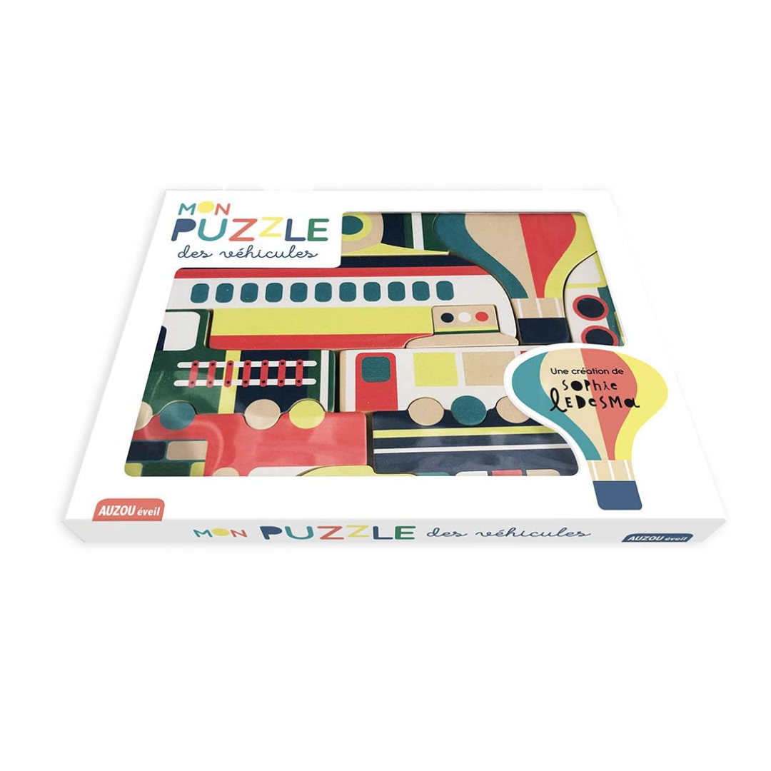 Wooden Puzzle Things That Go - The English Bookshop