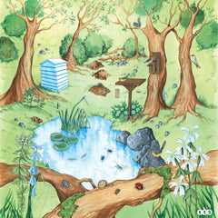 Active World Tuff Tray Woodland Mat - The English Bookshop Kuwait
