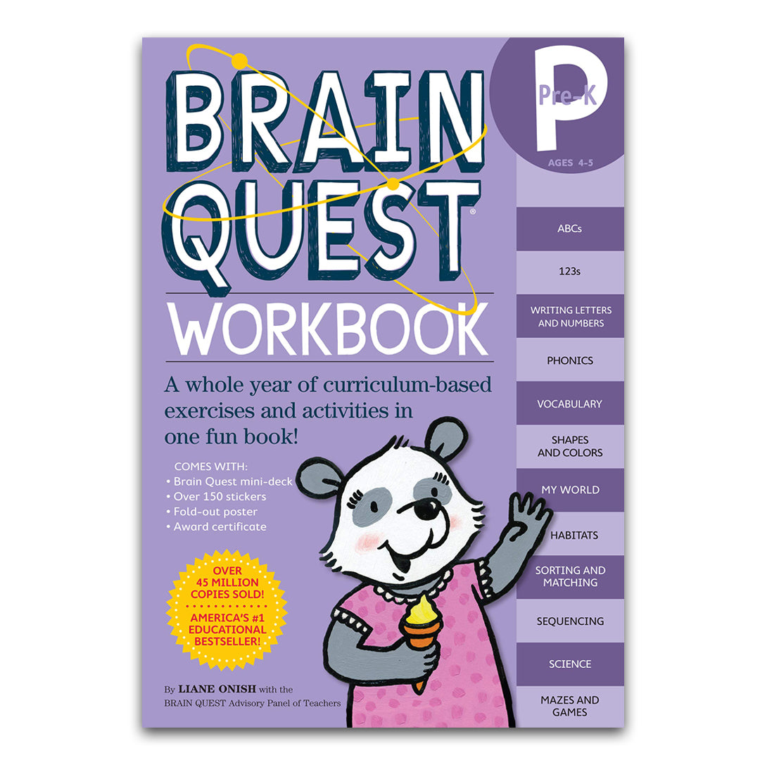 Brain Quest Workbook: Pre-K - Workman Publishing - The English Bookshop