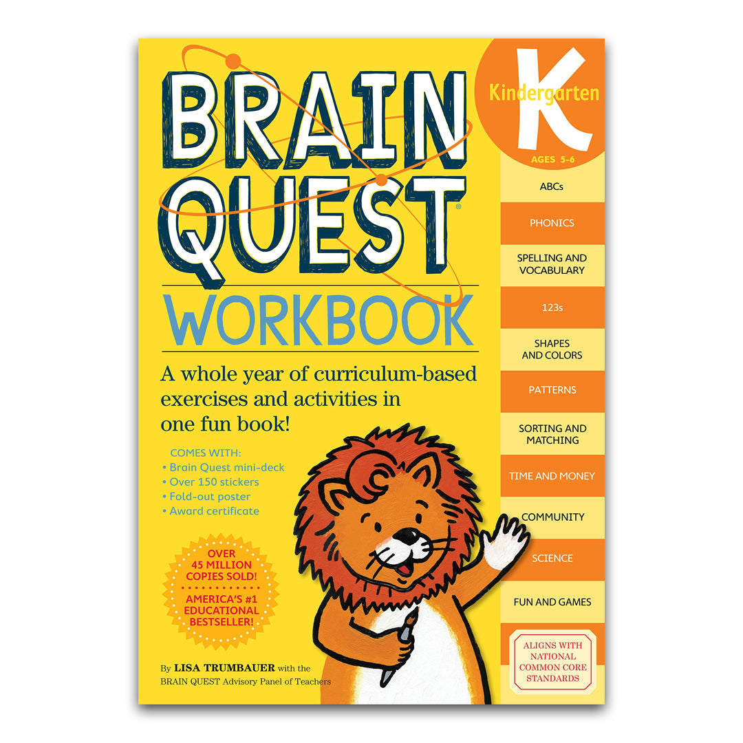 Brain Quest Workbook: Kindergarten - Workman Publishing - The English Bookshop
