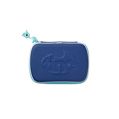 Tinc Contrasting Zip Hardtop Pencil Case - Blue - Tinc - The English Bookshop