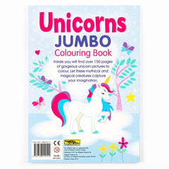 Unicorns Jumbo Colouring Book - The English Bookshop Kuwait