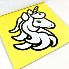 My 1st Colour-In-The-Line Unicorns - The English Bookshop Kuwait