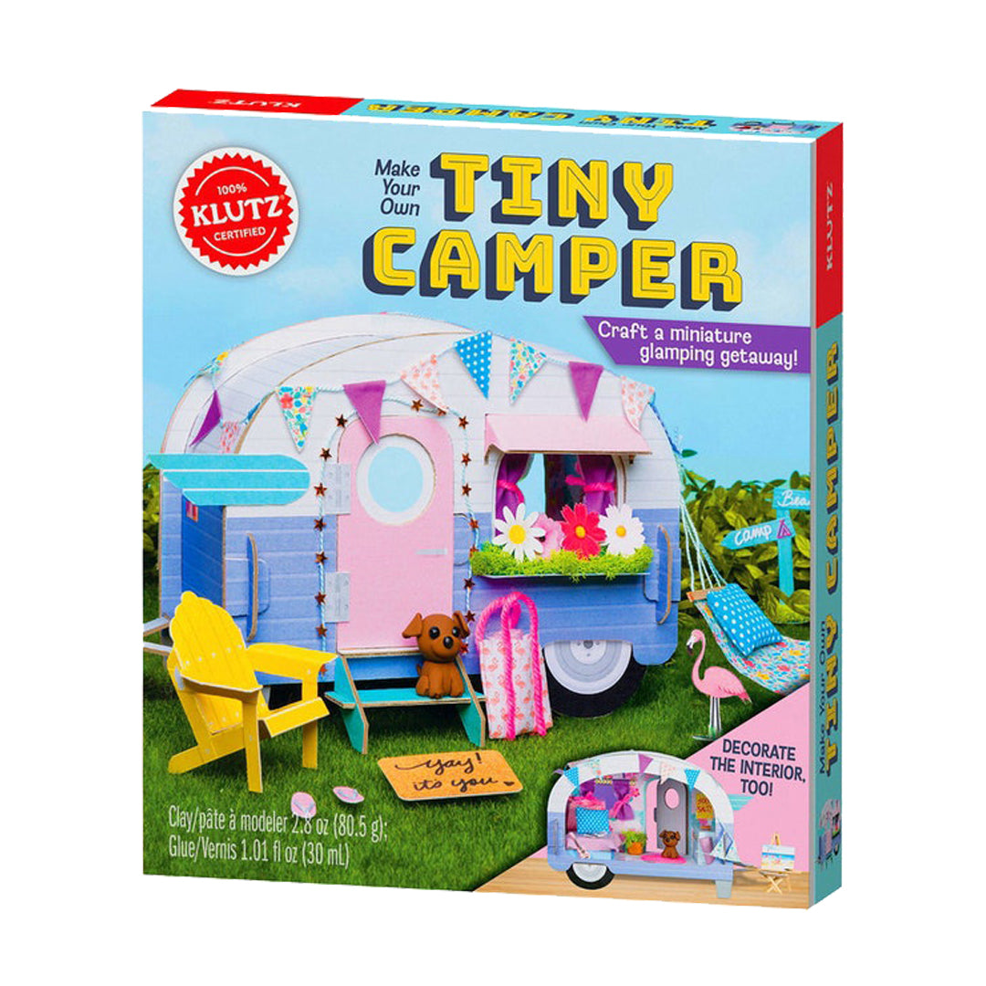 Klutz Make Your Own Tiny Camper Craft Kit & Make Clay Charms Craft Kit - Klutz - The English Bookshop