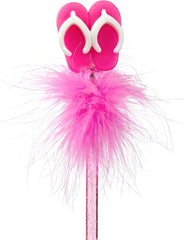 Flip Flop Feather Pen - Pink - The English Bookshop Kuwait