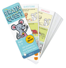 Brain Quest for Threes, revised 4th edition: 300 Questions and Answers to Get a Smart Start - Workman Publishing - The English Bookshop