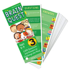 Brain Quest Grade 3, revised 4th edition: 1,000 Questions and Answers to Challenge the Mind (Brain Quest Decks) - Workman Publishing - The English Bookshop