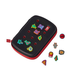 Tinc Buds Double-Decker Hardtop Pencil Case - Black - Tinc - The English Bookshop