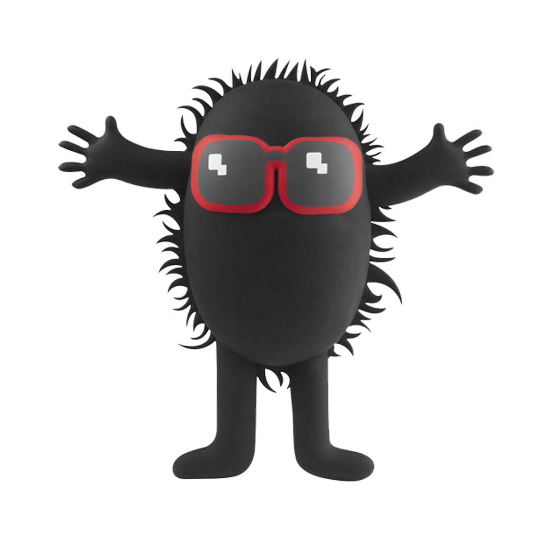 Fuzzy Guy Silicone Pencil Case - Tinc - The English Bookshop