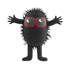 Fuzzy Guy Silicone Pencil Case - Tinc - The English Bookshop