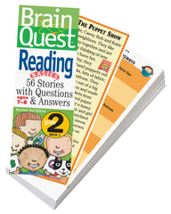 Brain Quest Grade 2 Reading: 56 Stories with Questions and Answers (Brain Quest Decks) - Workman Publishing - The English Bookshop
