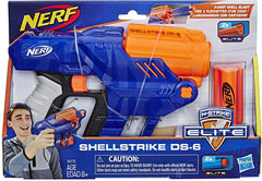 NERF Elite Shellstrike DS 6 Blaster - The English Bookshop