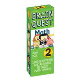 Brain Quest Grade 2 Math (Brain Quest Decks) - Workman Publishing - The English Bookshop