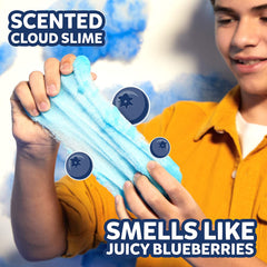 Elmer's GUE Pre-Made Slime, Blueberry Cloud Slime, Scented - The English Bookshop