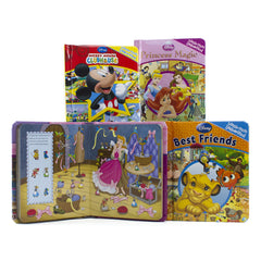 Little First Look and Find - 4 Book Vinyl Bag: Disney Pink: Disney Princess: Princess Magic, Disney Princess, Minnie Mouse: Best Friends, Disney Fancy Nancy - The English Bookshop Kuwait