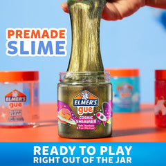 Elmer's GUE Premade Slime, Cosmic Shimmer Glitter Slime, Variety Pack - The English Bookshop