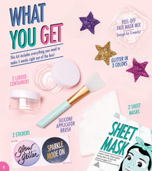 Klutz Make Your Own Glitter Face Masks - Klutz - The English Bookshop
