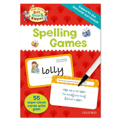 Oxford Reading Tree Read with Biff, Chip and Kipper: Spelling Games Flashcards - Roderick Hunt - The English Bookshop