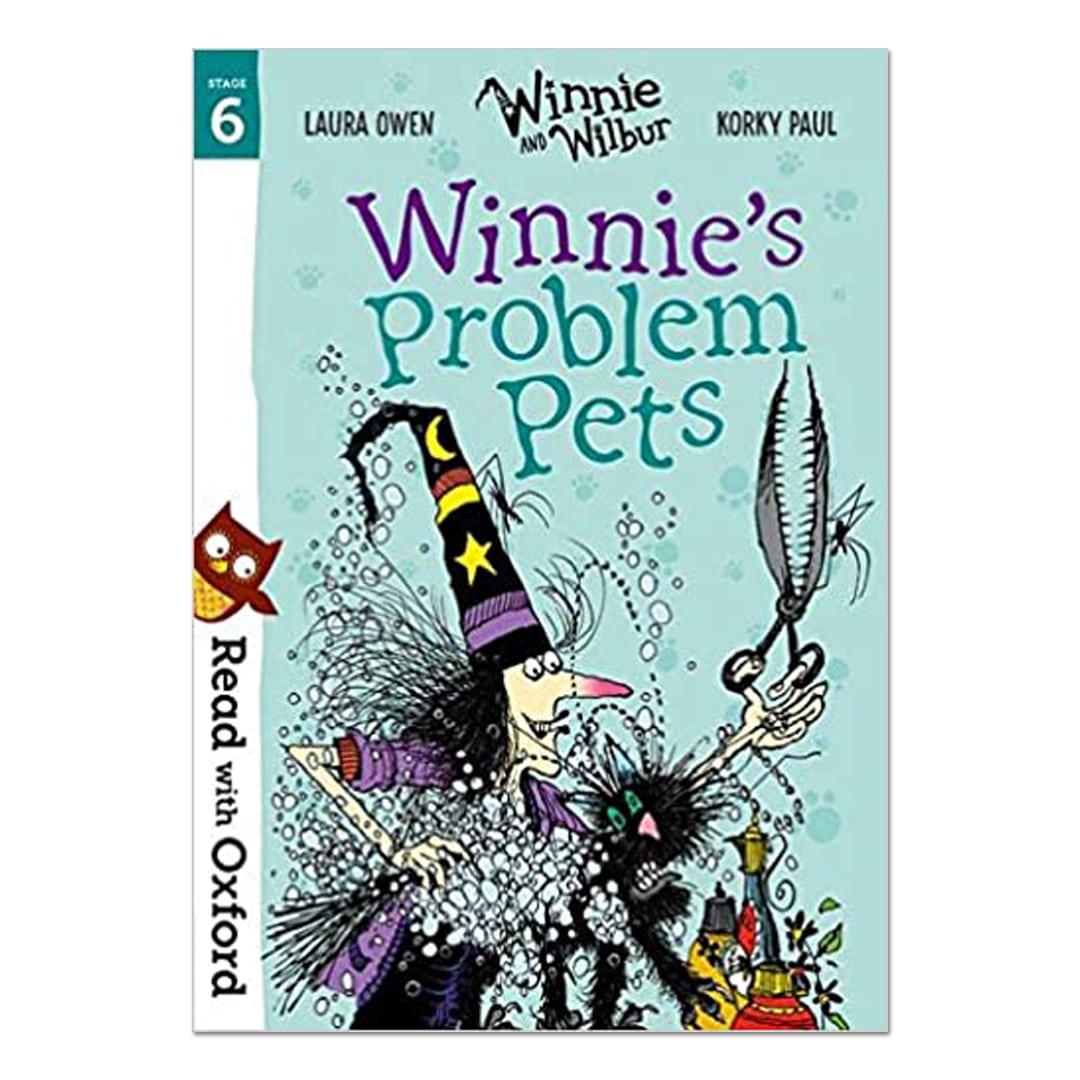 Read with Oxford: Stage 6: Winnie and Wilbur: Winnie's Problem Pets - Laura Owen - The English Bookshop