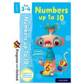 Progress with Oxford: Numbers up to 10 Age 3-4 - Nicola Palin - The English Bookshop