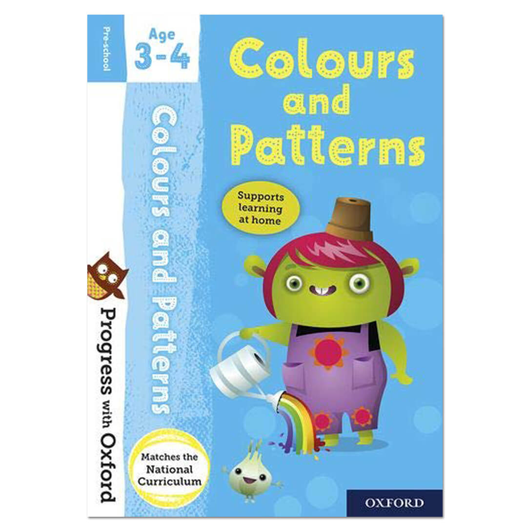 Progress with Oxford: Colours and Patterns Age 3-4 - Kate Robinson - The English Bookshop
