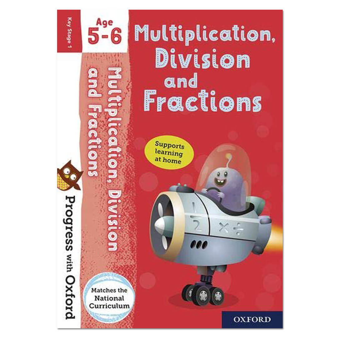 Progress with Oxford: Multiplication, Division and Fractions Age 5-6 - Paul Hodge - The English Bookshop
