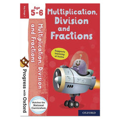 Progress with Oxford: Multiplication, Division and Fractions Age 5-6 - Paul Hodge - The English Bookshop