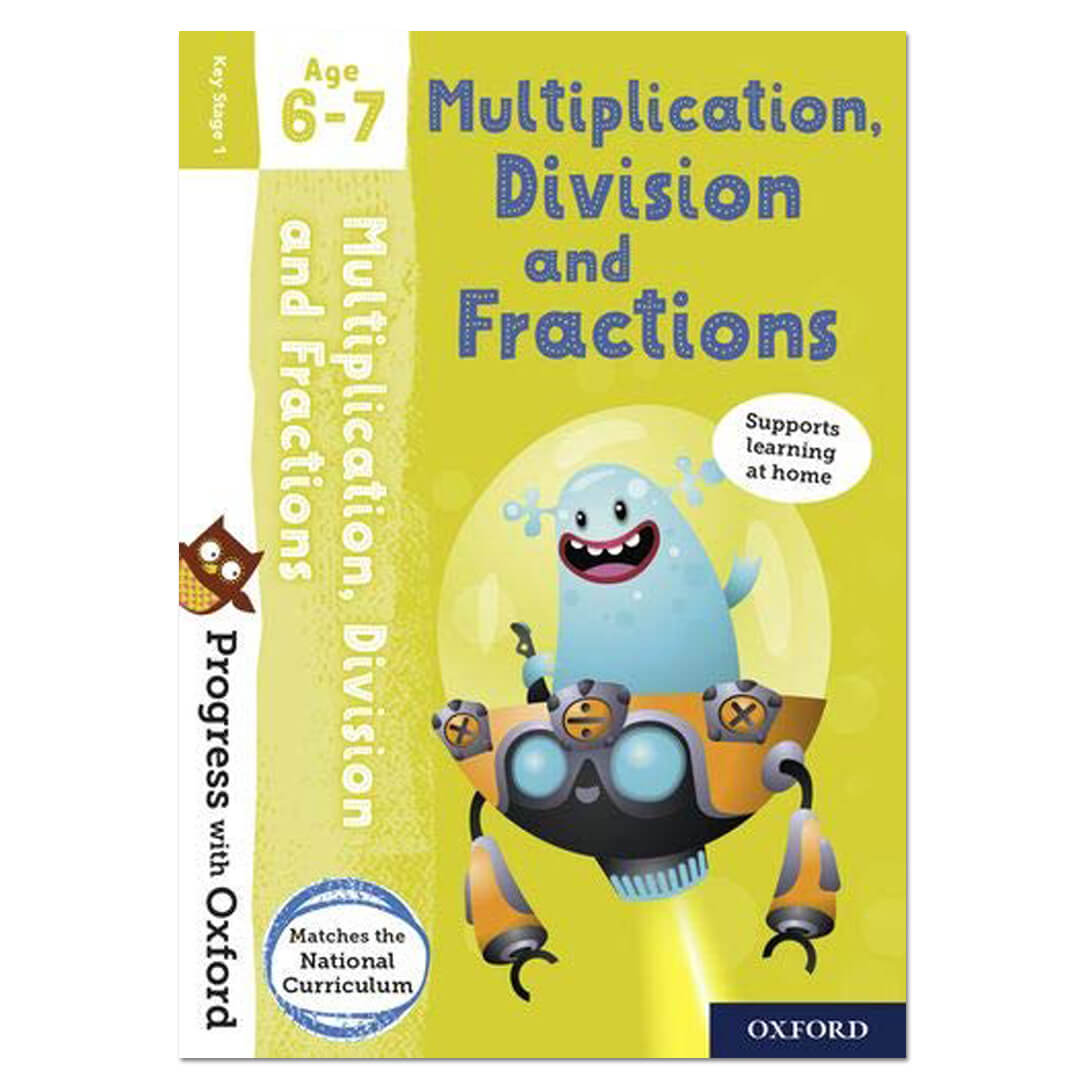Progress with Oxford: Multiplication, Division and Fractions Age 6-7 - Paul Hodge - The English Bookshop
