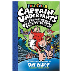 Captain Underpants and the Preposterous Plight of the Purple Potty People - Dav Pilkey - The English Bookshop