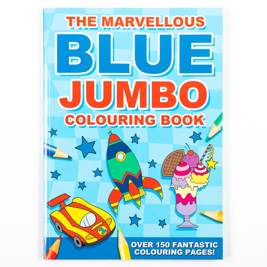 The Marvellous Blue Jumbo Coloring Book – The English Bookshop