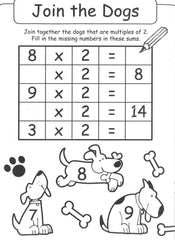 Times Table Activity Book - The English Bookshop Kuwait