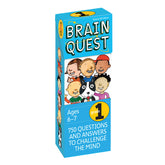 Brain Quest Grade 1, revised 4th edition: 750 Questions and Answers to Challenge the Mind (Brain Quest Decks) - Workman Publishing - The English Bookshop