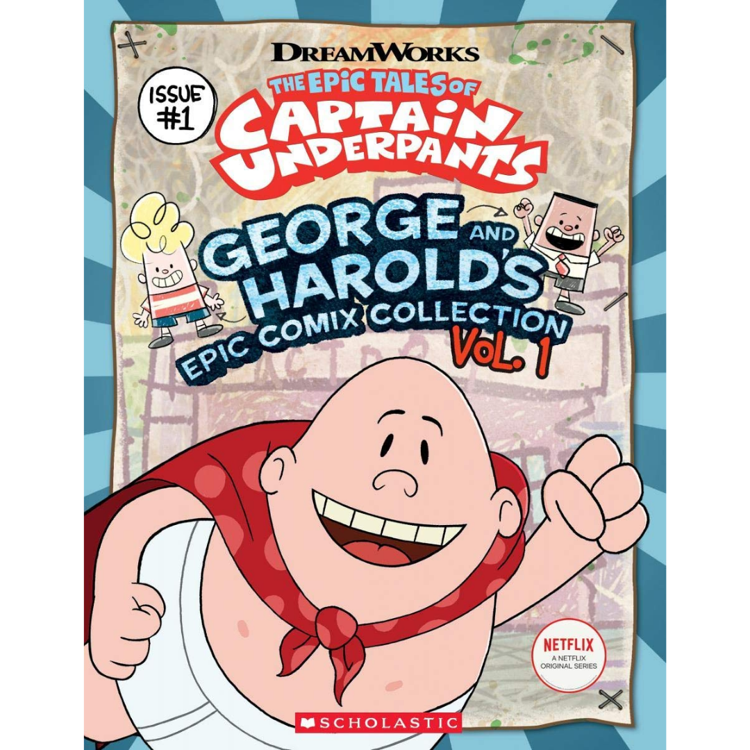 George and Harold's Epic Comix Collection Vol. 1 (Epic Tales of Captain Underpants TV) - The English Bookshop