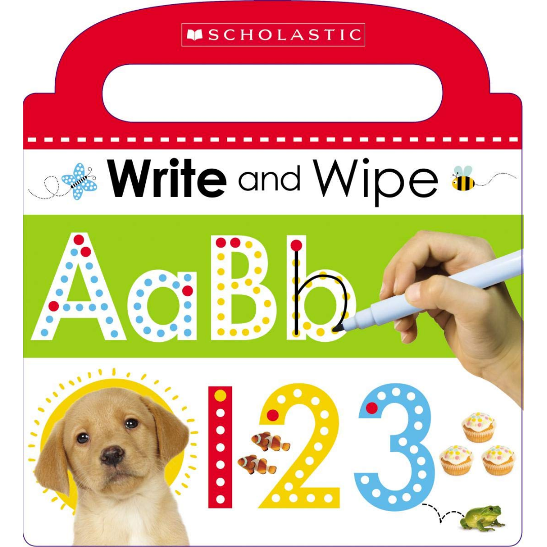 Write and Wipe ABC 123: Scholastic Early Learners (Write and Wipe) - The English Bookshop
