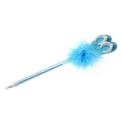 Flip Flop Feather Pen - Blue - The English Bookshop