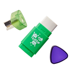 Tip / Top Sharpener & Eraser Green - The English Bookshop Kuwait