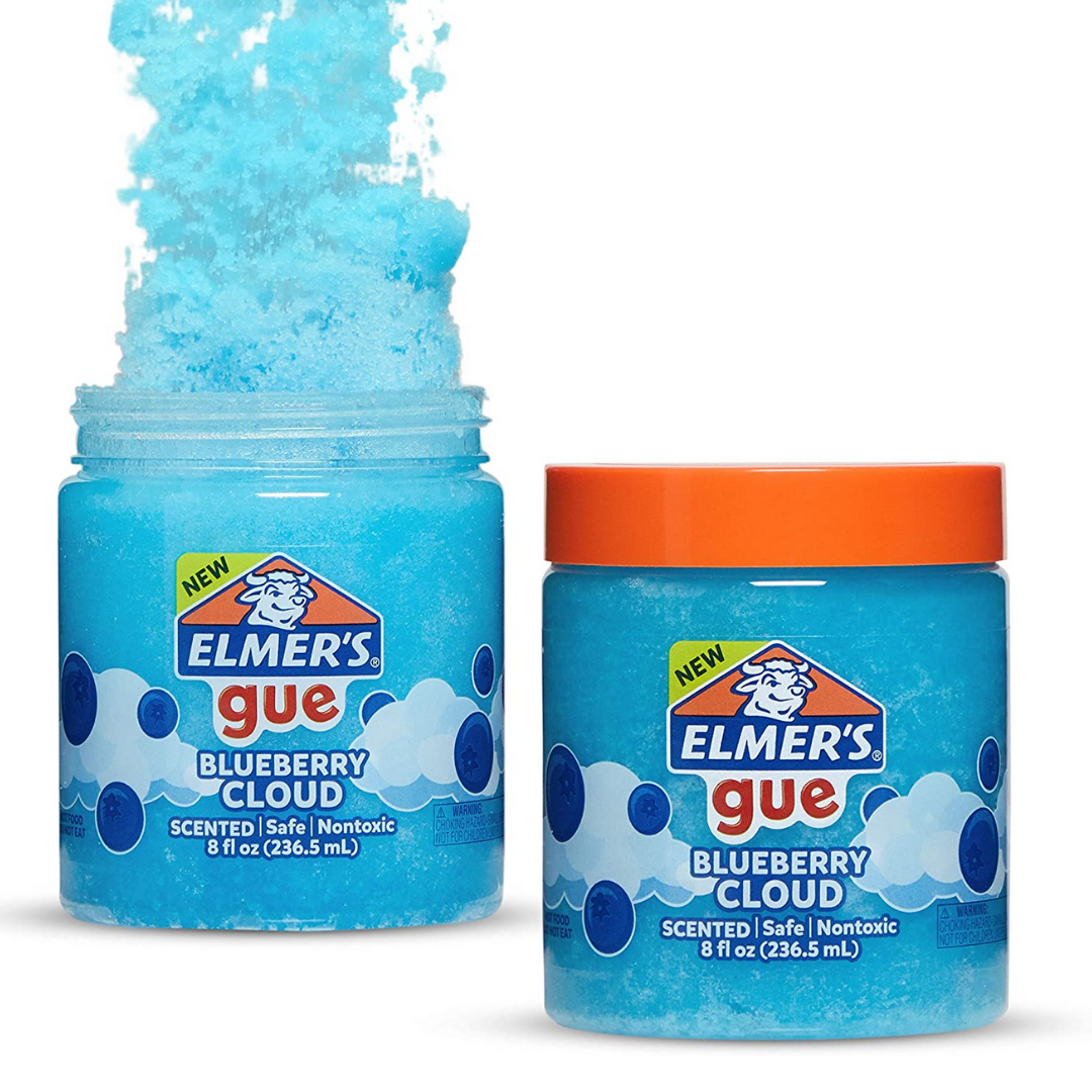 Elmer's GUE Pre-Made Slime, Blueberry Cloud Slime, Scented - The English Bookshop