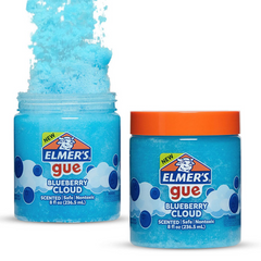 Elmer's GUE Pre-Made Slime, Blueberry Cloud Slime, Scented - The English Bookshop