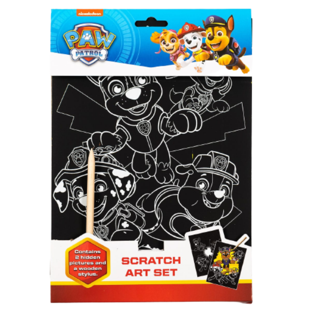 PAW Patrol Scratch Art Set - The English Bookshop