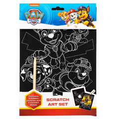 PAW Patrol Scratch Art Set - The English Bookshop