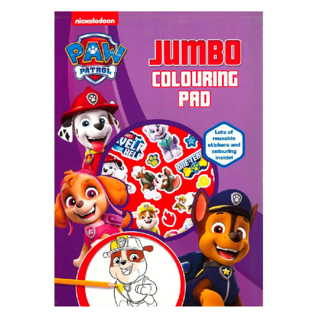 Paw Patrol Jumbo Colouring Pad - The English Bookshop Kuwait