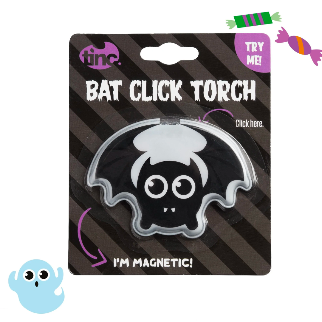 Halloween Bat Click Torch - Black - The English Bookshop Kuwait