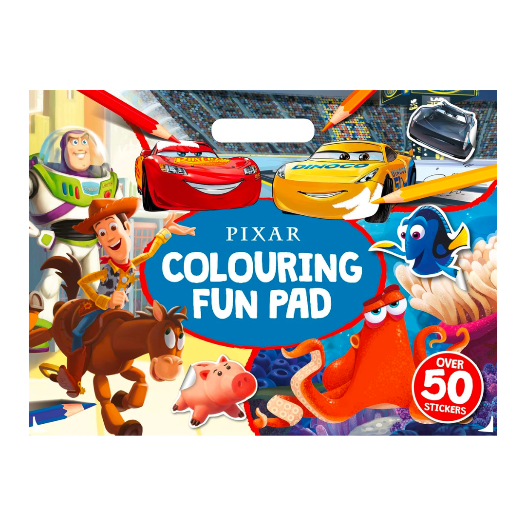 Disney Pixar Colouring Fun Pad - The English Bookshop Kuwait