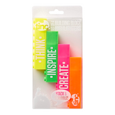 Set Of 4 Building Block Highlighters - The English Bookshop Kuwait